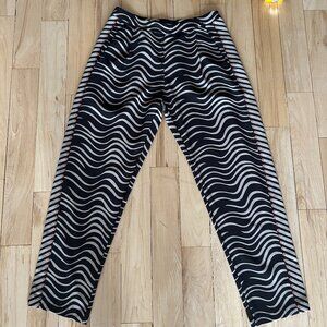 AllSaints Silky Cigarette-Print Trouser